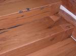 Antqiue Oak Timber Stairs with Dovetail Joints / Big Oak Timbers (6x12) fashioned into chunky stairs